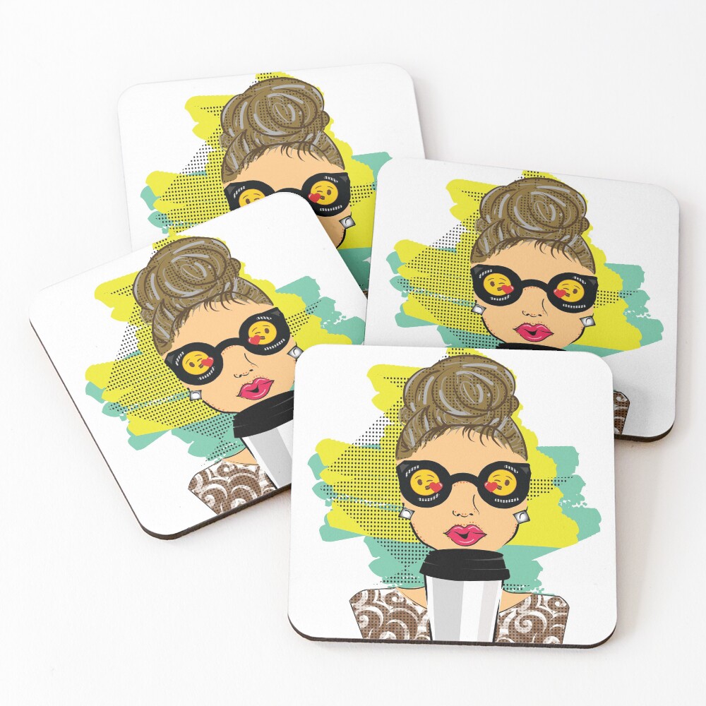 Am Boss Babe Coasters (Set of 4)