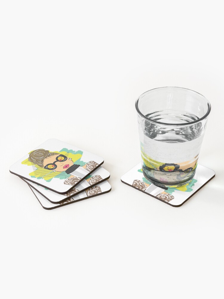 Alternate view of Am Boss Babe Coasters (Set of 4)