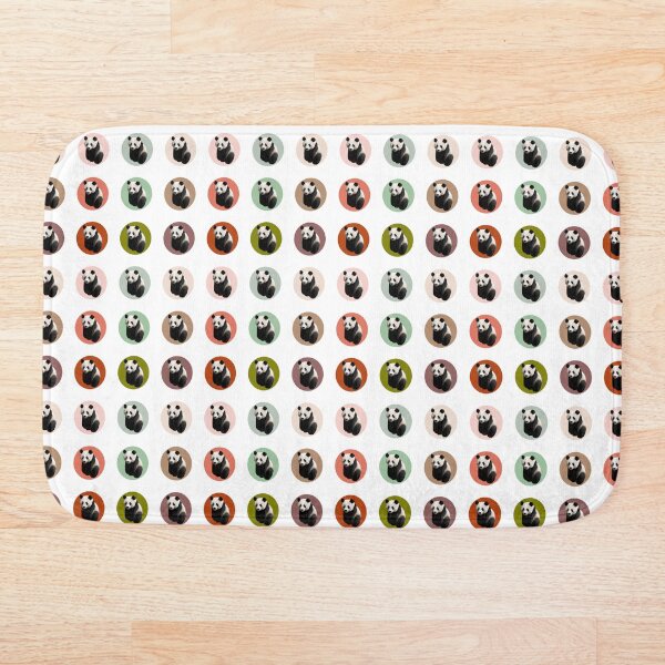 Item preview, Terra Cotta Colors Panda Pattern designed and sold by Amanda Roos.