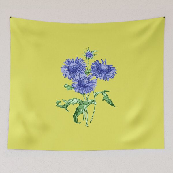 Item preview, summerflower blue designed and sold by tos42.