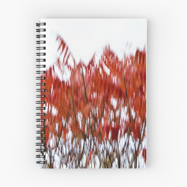 Item preview, Abstract Autumnal Harmony - Mesmerizing Sumac Motion in Bold Crimson and Vermilion designed and sold by Georgia Mizuleva.