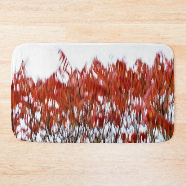 Item preview, Abstract Autumnal Harmony - Mesmerizing Sumac Motion in Bold Crimson and Vermilion designed and sold by Georgia Mizuleva.