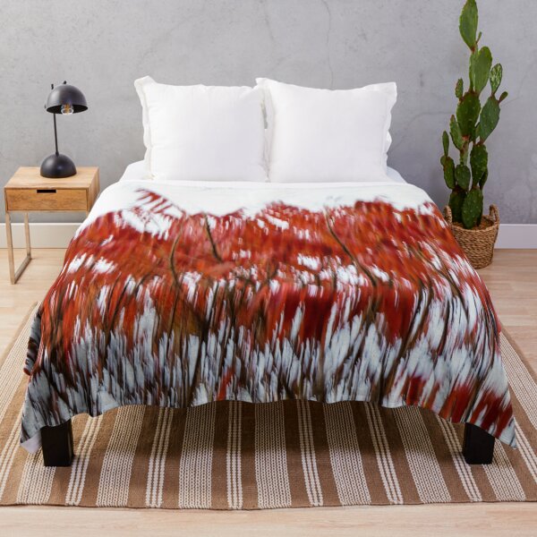 Item preview, Abstract Autumnal Harmony - Mesmerizing Sumac Motion in Bold Crimson and Vermilion designed and sold by Georgia Mizuleva.