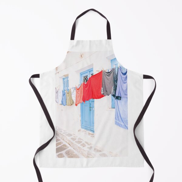 Item preview, 505. Laundry drying in the street, Mykonos, Greece designed and sold by Julie Travel Photography.