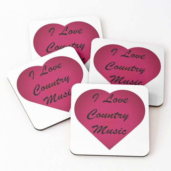 Item preview, I love country music stickers designed and sold by glitchman2.