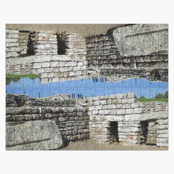 Merch #108 -- Rocks And Bricks - Shot 11 (Hadrian's Wall) Jigsaw Puzzle