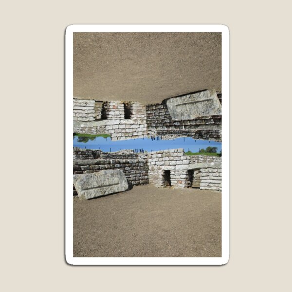 Merch #108 -- Rocks And Bricks - Shot 11 (Hadrian's Wall) Magnet