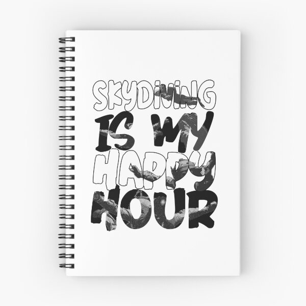 Item preview, Skydiving Is My Happy Hour designed and sold by ashburylee.