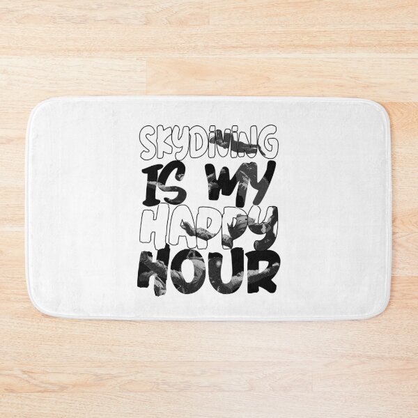 Item preview, Skydiving Is My Happy Hour designed and sold by ashburylee.