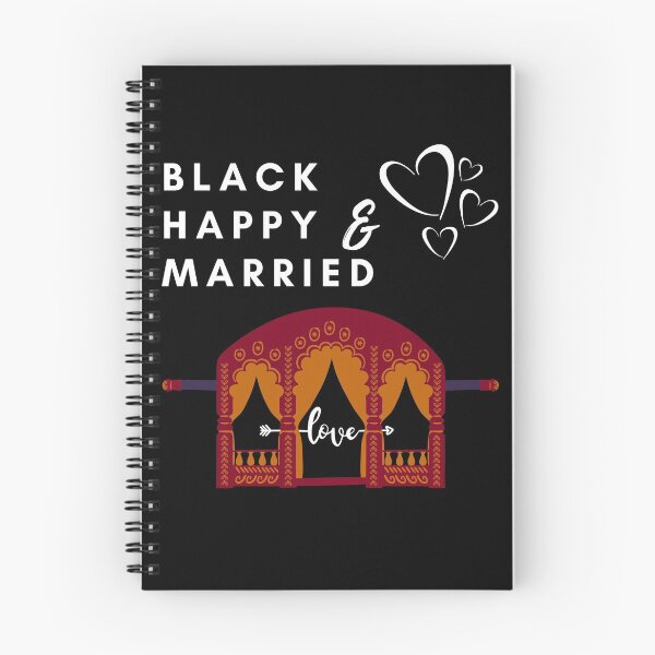 Item preview, Black, Happy and Married by SIMPLE designed and sold by FawadAhmad.