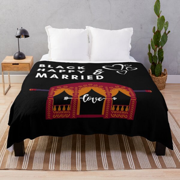 Item preview, Black, Happy and Married by SIMPLE designed and sold by FawadAhmad.