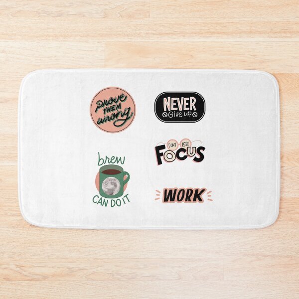 Item preview, Helpful Cute Reminders Architecture Stay Focused Never give up designed and sold by A. P..