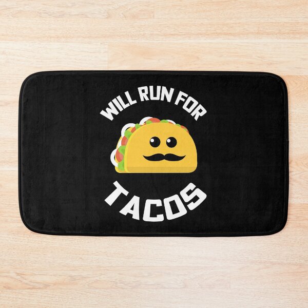 Item preview, Will run for tacos Funny food designed and sold by GoranDesign.