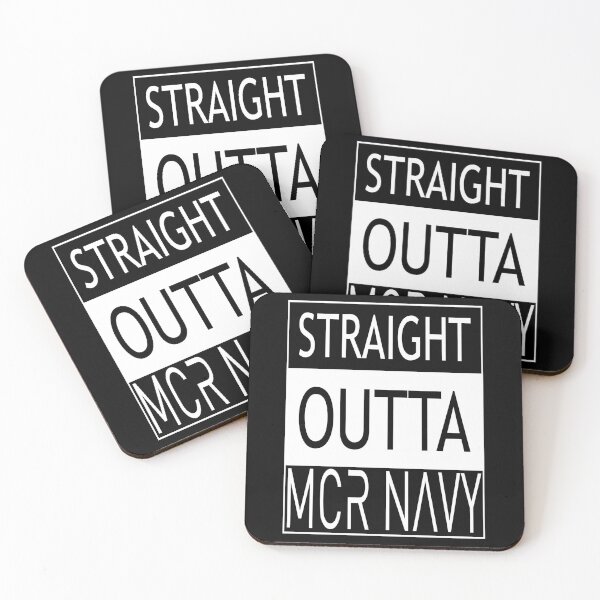 Item preview, STRAIGHT OUTTA MCR NAVY designed and sold by Order42.