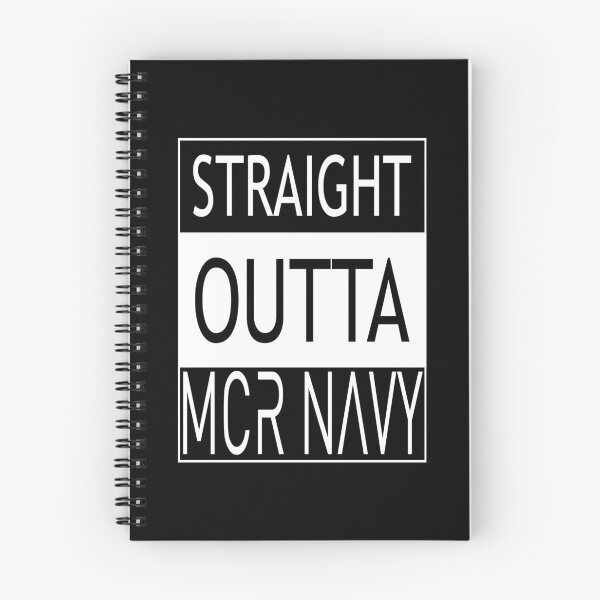 Item preview, STRAIGHT OUTTA MCR NAVY designed and sold by Order42.