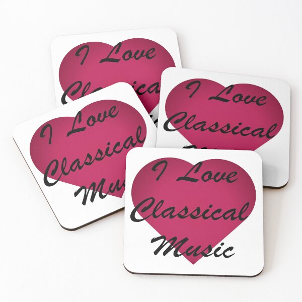 Item preview, I love Classical music stickers designed and sold by glitchman2.