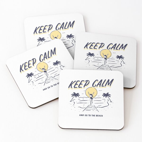 Item preview, Keep Calm And Go To The Beach designed and sold by HappyFunnyTees.