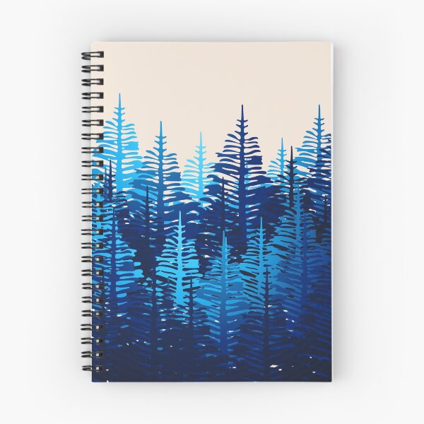 Item preview, Pine Forest - Blue Light designed and sold by SilverPegasus.