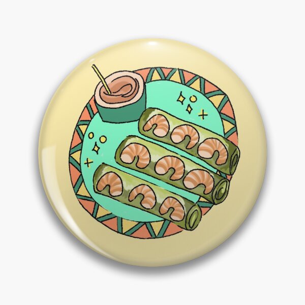Artikelvorschau, Frühlingsrollen - Goi Cuon - Essen in Vietnam - Journal Diary Cute Decor Stickers entworfen und verkauft von PeppersArt.