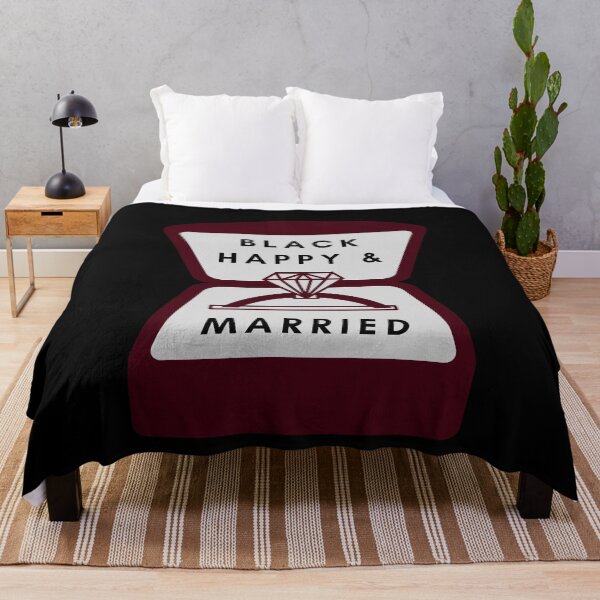 Item preview, Black, Happy and Married by SIMPLE designed and sold by FawadAhmad.
