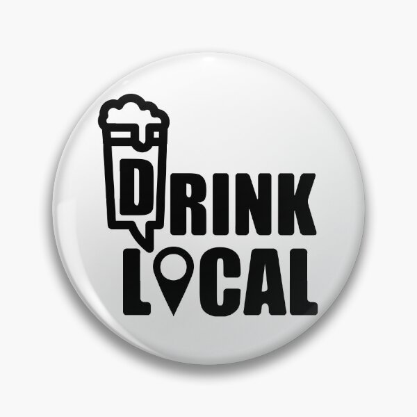 Item preview, Drink local black designed and sold by manuvila.