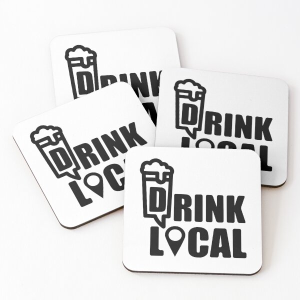 Item preview, Drink local black designed and sold by manuvila.