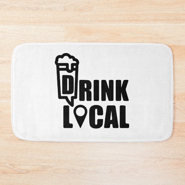 Item preview, Drink local black designed and sold by manuvila.