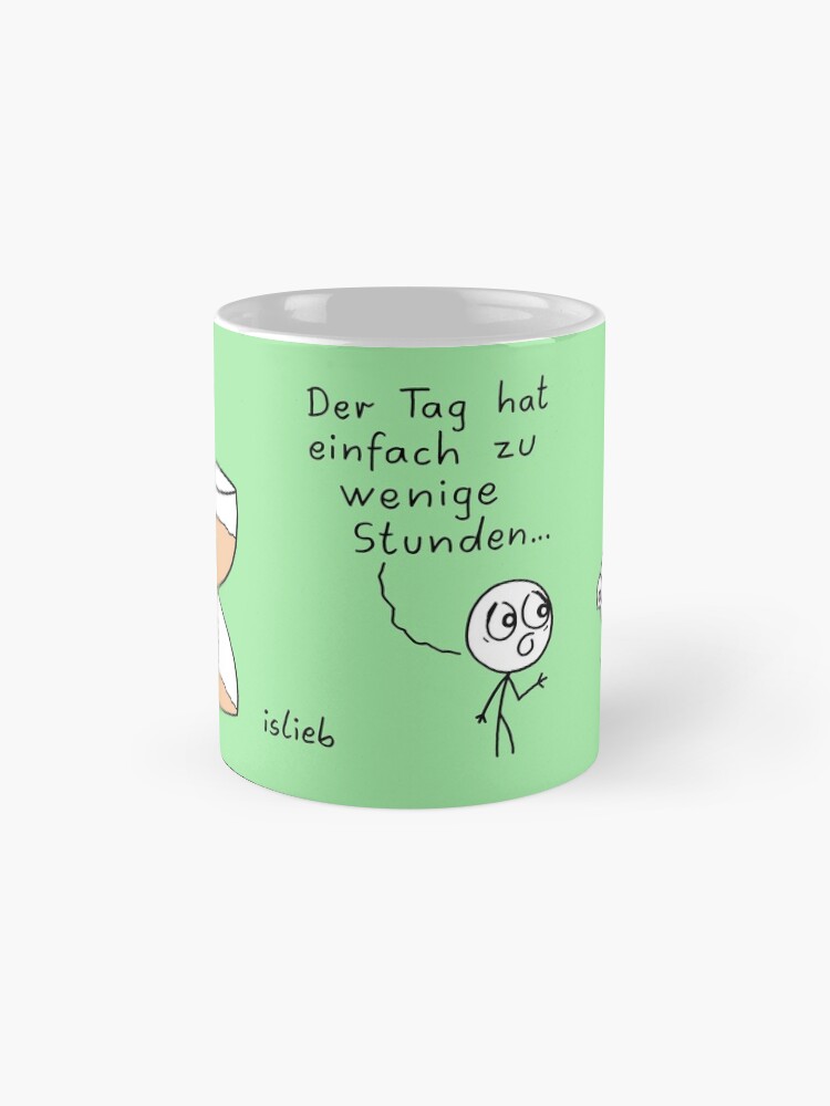 Thumbnail 4 von 6, Kaffeebecher, Der Tag ist zu kurz designt und verkauft von islieb.