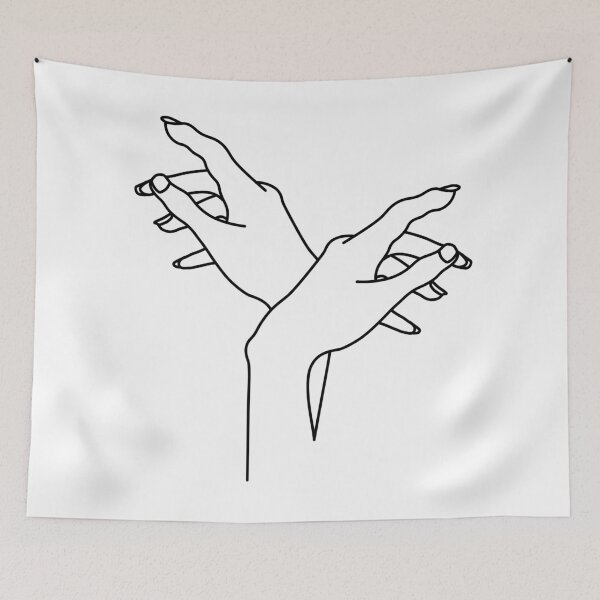 Item preview, FEMALE HANDS LINE ART designed and sold by GloriaSanchez.