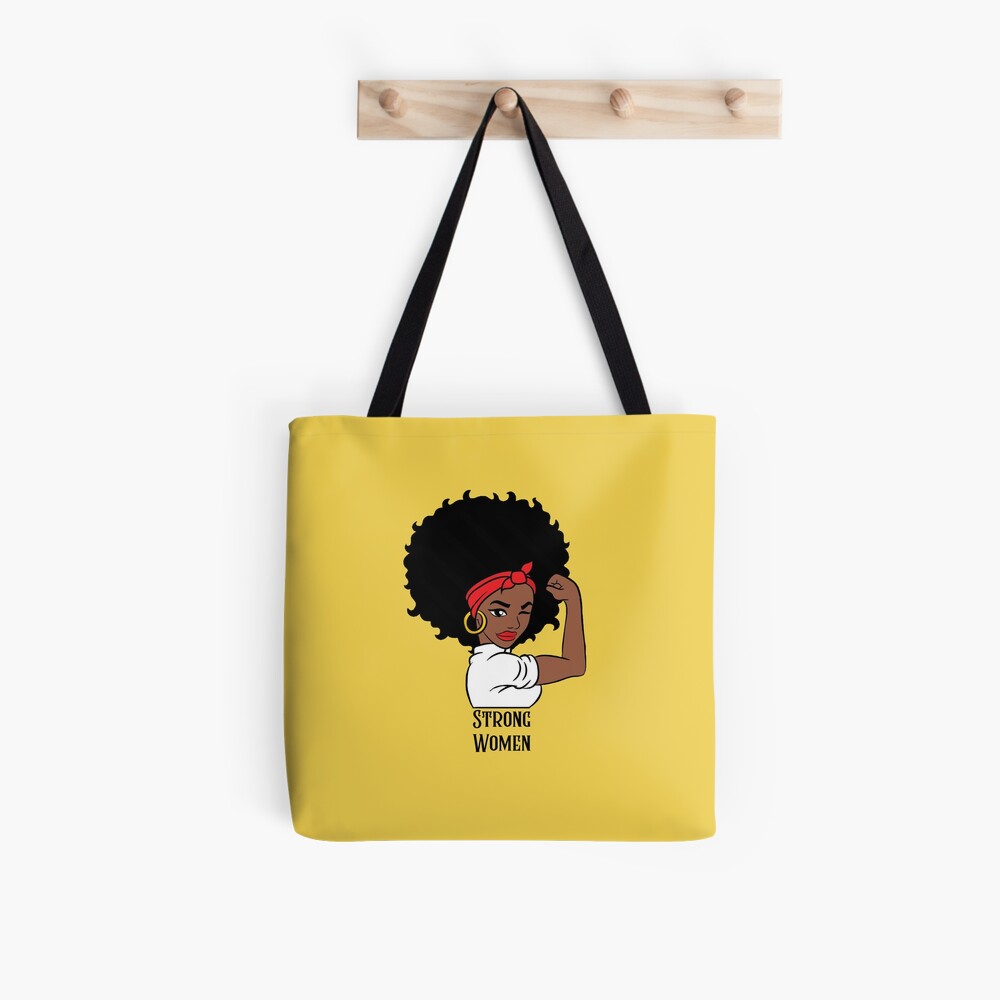 Black Girl Magic Melanin WomenS Canvas Shoulder Bag Tote Bag Work Bag I Am Black History Month Woman