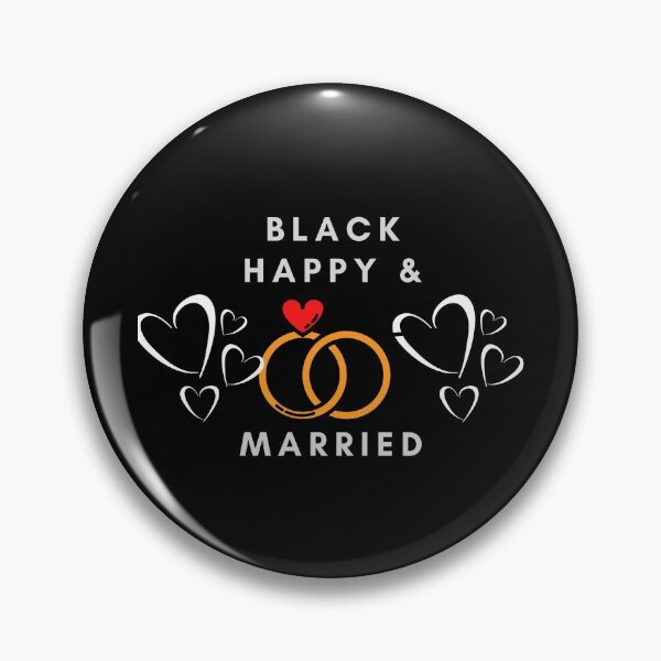 Item preview, Black, Happy and Married by SIMPLE designed and sold by FawadAhmad.