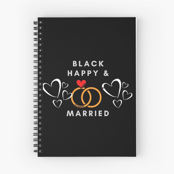 Item preview, Black, Happy and Married by SIMPLE designed and sold by FawadAhmad.