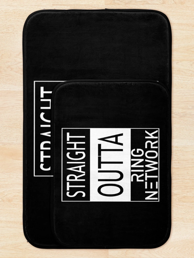 Thumbnail 5 of 6, Bath Mat, STRAIGHT OUTTA RING NETWORK designed and sold by Order42.