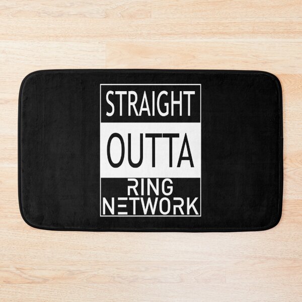 Item preview, STRAIGHT OUTTA RING NETWORK designed and sold by Order42.