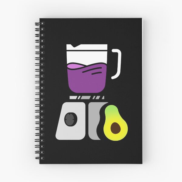 Item preview, Purple Electric Blender Puntastic Appliance Humor with Avocado designed and sold by The Green Corner.