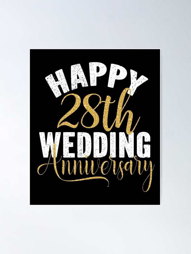 28th wedding anniversary gifts for shops parents