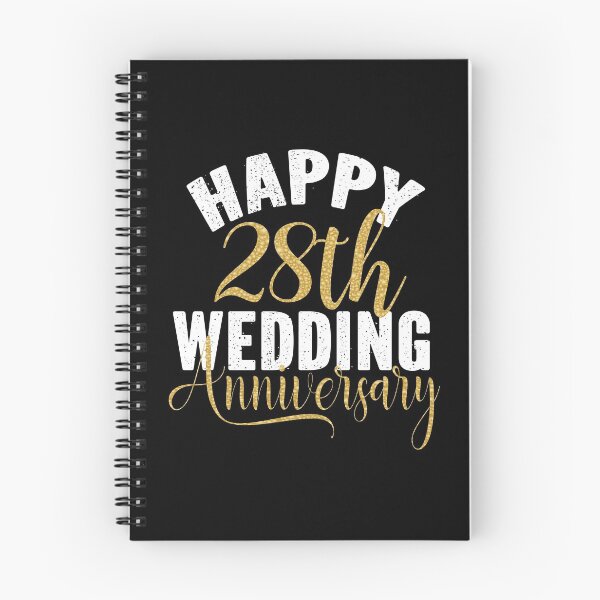 Item preview, Happy 28th Wedding Anniversary Matching Gift For Couples graphic designed and sold by Grabitees.
