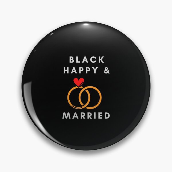 Item preview, Black, Happy and Married by SIMPLE designed and sold by FawadAhmad.