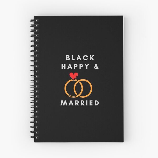 Item preview, Black, Happy and Married by SIMPLE designed and sold by FawadAhmad.