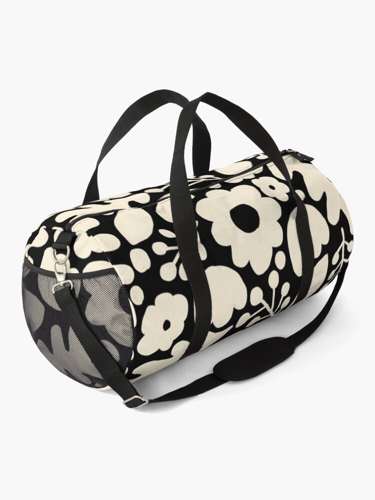 Alternate view of Savonlinna - cream on black Duffle Bag