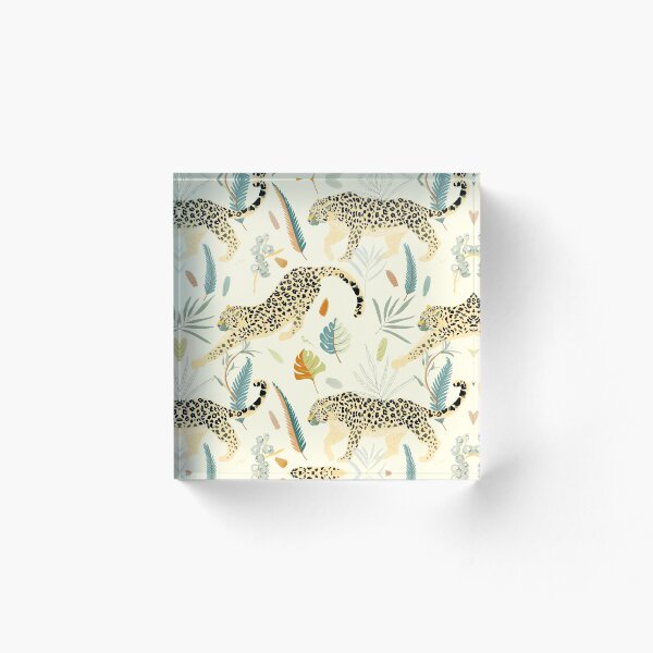 Aperçu de l'œuvre Motif léopard floral créée et vendue par SeizeTheCat.