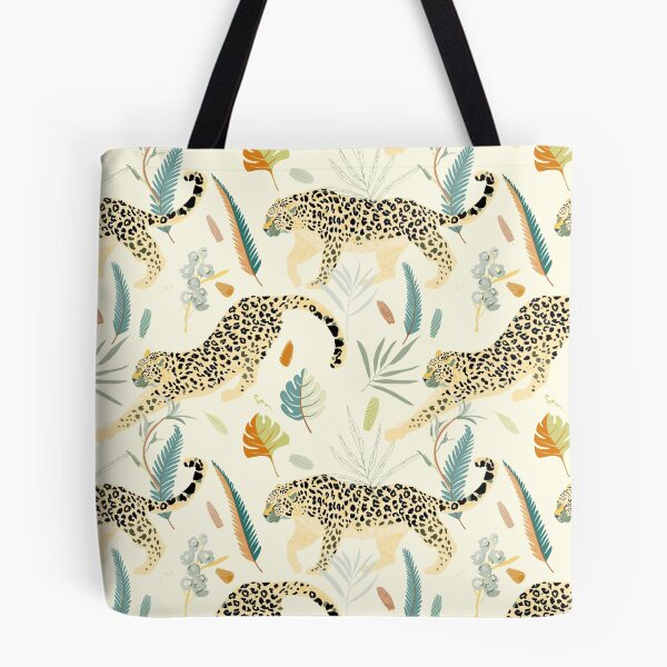 Item preview, Patrón de leopardo floral designed and sold by SeizeTheCat.