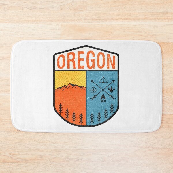 Item preview, Vintage Oregon Portland Crater Lake National Park Retro 60s designed and sold by merchzy.