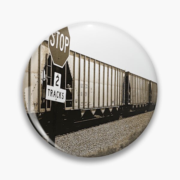 Item preview, Train to the horizon at the level crossing designed and sold by frankuffmann.