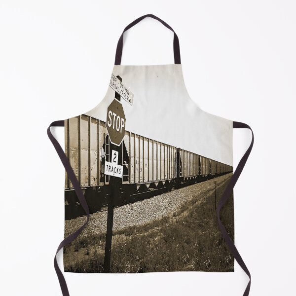 Item preview, Train to the horizon at the level crossing designed and sold by frankuffmann.