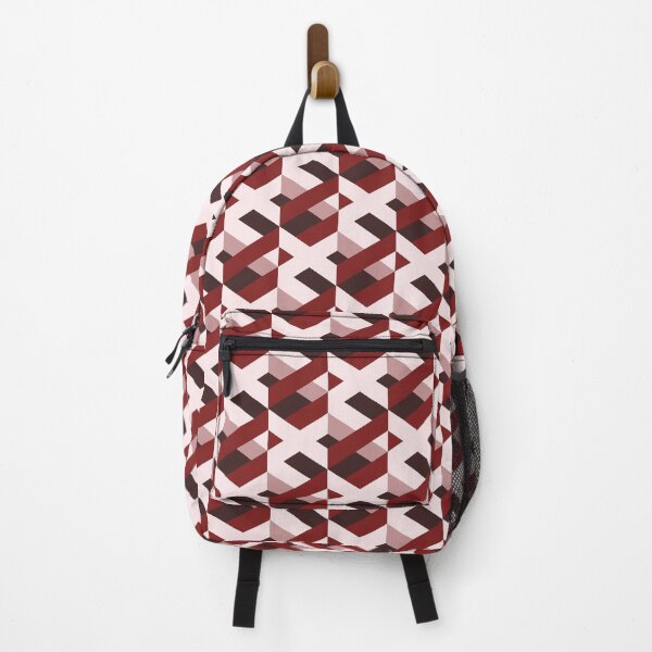 Item preview, Maroon Red // Stripes & Crosses designed and sold by The Wellington Boot.