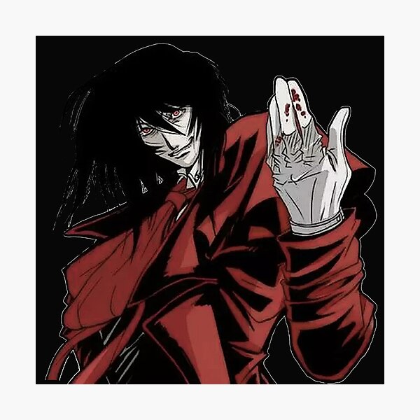 Anime Hellsing Ultimate Manga Poster for Room Aesthetics Decorative Picture  Print Wall Art Canvas Posters Gifts 24x36inch(60x90cm) Framed