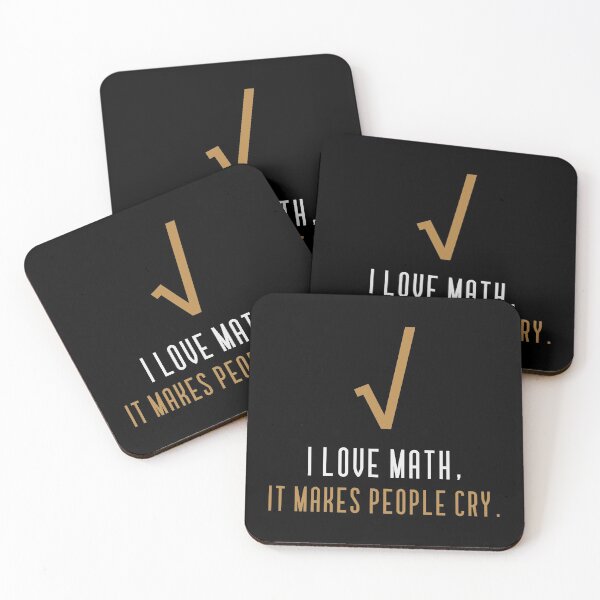 Item preview, I Love Math It Makes People Cry. designed and sold by soondoock.