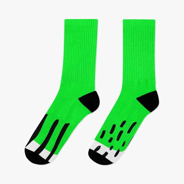 Item preview, Diseño abstracto moderno geométrico colorido | Fondo verde brillante con trazos y rayas negras verticales designed and sold by ukoko.