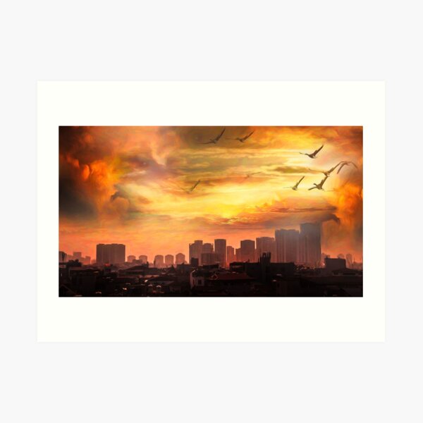 Attack-big Kunstdruck